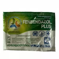 Фенбендазол плюс (фенбенд.+ піперазин) порошок 10г O.L.KAR.*