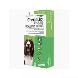 Кределіо плюс для собак 11 - 22кг кределио (сімпаріка тріо, нексгард спектра)