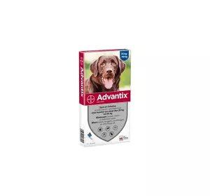 Краплі Адвантікс для собак 25-40кг, 4,0мл 4 піпетки Bayer адвантикс