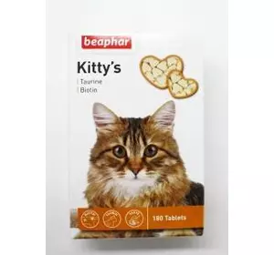Вітамини Біфар для котів Китис таурін + біотін №180