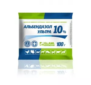 Альбендазол ультра - 10%, 100г O.L.KAR.