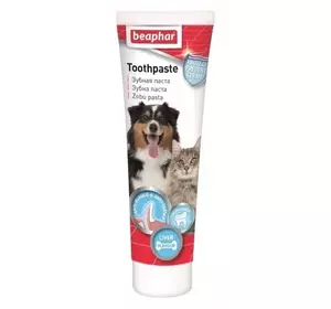 Зубная паста для котів і собак зі смаком печінки 100 гр. Беафар