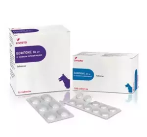 Boflox Flavour (Бофлокс) таблетки 80 мг для собак, №1