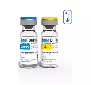 Вакцина Біокан Новел DHPPi - жива п-ти чуми ,аденовірозу,парвовірозу ,парагрипу собак 1мл Bioveta біокан новел биокан