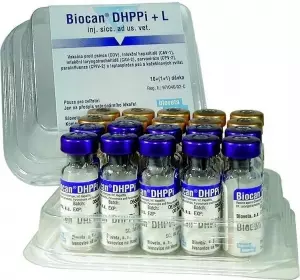 Вакцина Біокан DHPPi+L / Biocan DHPPi+L для собак (1 доза), 100%предоплата биокан